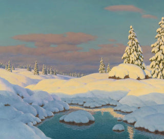 Winterlandschaft - Ivan Fedorovich Choultse — Ansicht des Kunstwerks