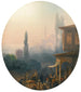 Eine Marktszene in Konstantinopel mit der Hagia Sophia im Hintergrund - Ivan Konstantinovich Aivazovsky — Ansicht des Kunstwerks