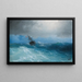 Sturm im Anmarsch - Ivan Konstantinovich Aivazovsky — gerahmtes Bild an der Wand