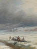"Aus dem Eis herausführen eines Pferdes und eines Wagens" - Ivan Konstantinovich Aivazovsky — Ansicht des Kunstwerks