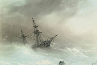 Ivan Konstantinovich Aivazovsky - Ship In A Stormy Sea.webp