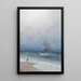 Côte orageuse - Ivan Konstantinovich Aivazovsky — gerahmtes Bild an der Wand
