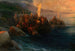 Die Landung von Christoph Kolumbus und seinen Gefährten am 12. Oktober 1492 bei Sonnenaufgang auf der Insel San Salvador – Ivan Konstantinowitsch Aiwasowski — Ansicht des Kunstwerks