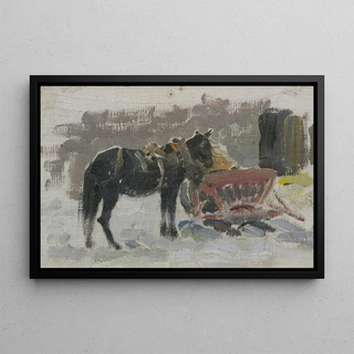 Ivan Semenovich Kulikov - Horse And Cart.webp