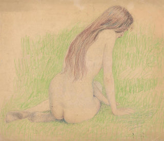 Ivan abota - Nude in a Meadow.webp