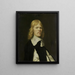 Portrait eines Mannes - J. Attama — gerahmtes Bild an der Wand