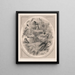 Das Gebet des Herrn - J. C. Buttre — gerahmtes Bild an der Wand