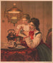 "En attendant papa" - J. Stiner — Ansicht des Kunstwerks