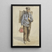 Portrait de Gerrit van Schoorl - J de Kruyff — gerahmtes Bild an der Wand