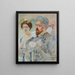 Selbstporträt - Jacek Malczewski — gerahmtes Bild an der Wand