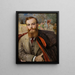 Portrait d'Adam Cybulski - Jacek Malczewski — gerahmtes Bild an der Wand