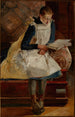 Portrait des Künstlers' Mädchens, Julia - Jacek Malczewski — Ansicht des Kunstwerks