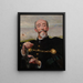 Portrait des Grafen Antoni Wodzicki - Jacek Malczewski — gerahmtes Bild an der Wand
