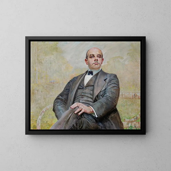 Portrait von Edward Maurizio - Jacek Malczewski — gerahmtes Bild an der Wand