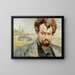 Portrait de Jan Kasprowicz - Jacek Malczewski — gerahmtes Bild an der Wand