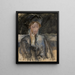 Portrait von Maria Balowa - Jacek Malczewski — gerahmtes Bild an der Wand