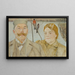 Portrait von Wacław Karczewski und Helena Karczewska - Jacek Malczewski — gerahmtes Bild an der Wand