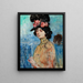 Portrait de Zofia Atteslander - Jacek Malczewski — gerahmtes Bild an der Wand