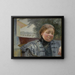 Portrait der Schwester Hélène - Jacek Malczewski — gerahmtes Bild an der Wand