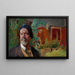 Selbstporträt - Jacek Malczewski — gerahmtes Bild an der Wand