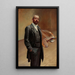 Selbstporträt mit Palette - Jacek Malczewski — gerahmtes Bild an der Wand