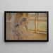 Skizze einer Frau am Fenster - Jacek Malczewski — gerahmtes Bild an der Wand