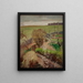 Landschafts-Gemälde Frühlingslandschaft auf dem Land - Jacek Malczewski — gerahmtes Bild an der Wand