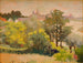Ansicht von Krakau vom Zwierzyniec - Jacek Malczewski — Ansicht des Kunstwerks
