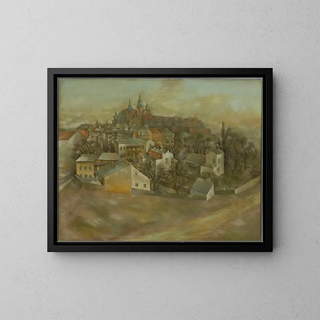 Wawel - Jacek Mierzejewski — gerahmtes Bild an der Wand