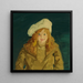 Jackie Jacqueline Hudson - George Wesley Bellows — gerahmtes Bild an der Wand