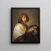 David mit dem Kopf Goliaths - Jacob Adriaensz. Backer — gerahmtes Bild an der Wand
