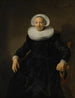 Alte Frau in einem Sessel - Jacob Adriaensz. Backer — Ansicht des Kunstwerks
