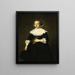 Portrait einer jungen Frau - Jacob Adriaensz. Backer — gerahmtes Bild an der Wand