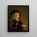 Portrait eines Jungen - Jacob Adriaensz. Backer — gerahmtes Bild an der Wand