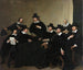 Die Regenten des Instituts Nieuwe Zijds für die Außenhilfe der Armen, Amsterdam, um 1650 - Jacob Adriaensz Backer — Ansicht des Kunstwerks