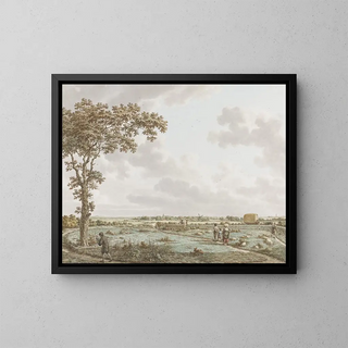 Jacob Cats - De Tafelberg in het landschap gezien vanaf het SintJanskerkhof bij Laren.webp