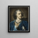 Portrait de Louis XV - Jacob Christoph Le Blon — gerahmtes Bild an der Wand
