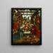 Nativité - Jacob Cornelisz. van Oostsanen — gerahmtes Bild an der Wand