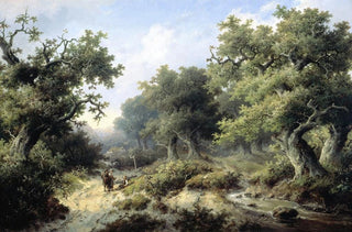 Jacob Cremer - Boslandschap met reizigers.webp