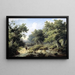 Landschaft mit Reisenden - Jacob Cremer — gerahmtes Bild an der Wand