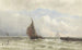 Hafen Flessingue mit einlaufendem Segelschiff - Jacob Eduard van Heemskerck van Beest — Ansicht des Kunstwerks