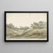 Landschaft der Dünen - Jacob Ernst Marcus — gerahmtes Bild an der Wand