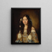 Portrait von Laura Chigi - Jacob Ferdinand Voet — gerahmtes Bild an der Wand