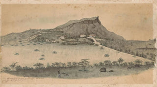 Jacob Hendrik van de Poll - Gezicht op de plantage Plantersrust op Curaao.webp