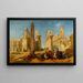 Die Ruinen von Karnak in Theben - Jacob Jacobs — gerahmtes Bild an der Wand