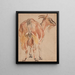 Ziege - Jacob Jordaens — gerahmtes Bild an der Wand