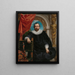 Portrait de Rogier Le Witer - Jacob Jordaens — gerahmtes Bild an der Wand