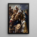 Der Kreuzweg - Jacob Jordaens — gerahmtes Bild an der Wand