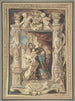 Die Präsentation im Tempel mit einem Entwurf für einen geschnitzten Rahmen - Jacob Jordaens — Ansicht des Kunstwerks