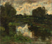 Ein Landschaft von Poldern nach einem Gewitter - Jacob Maris — Ansicht des Kunstwerks